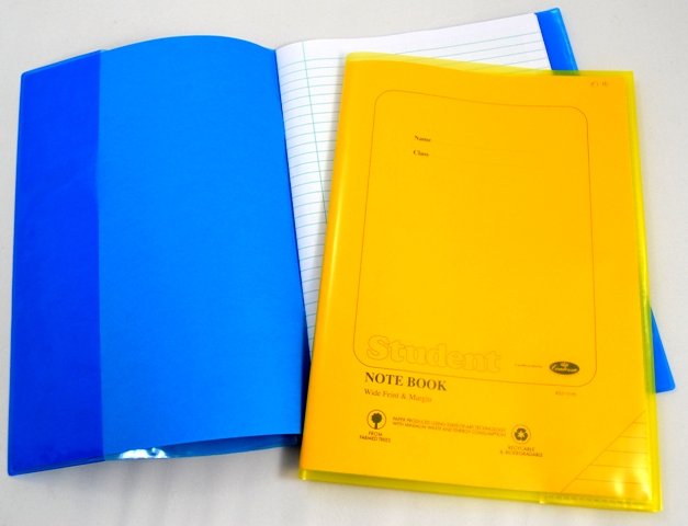 Exercise Book Cover A4 Thick Blue